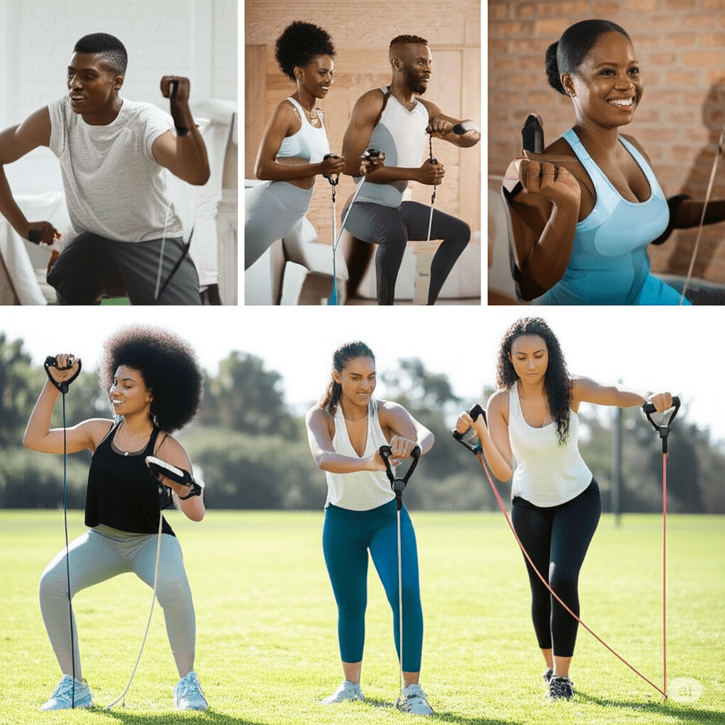 11 - Piece Premium Resistance Band Set – Full Body Workout Kit for Home, Gym & Travel – Strength, Toning & Rehab – South Africa - Behenman