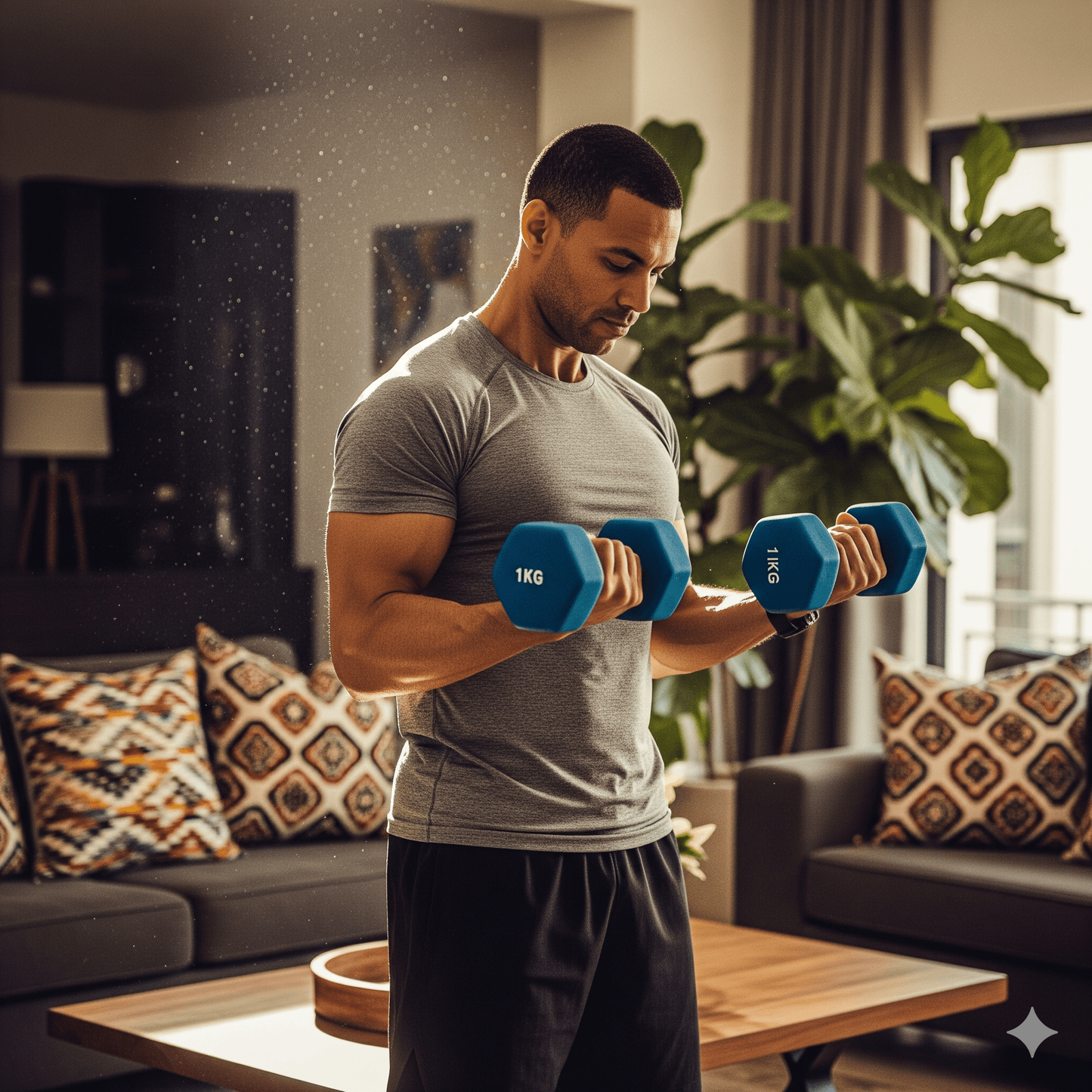 1kg Dumbbell Set (Pair) - Behenman