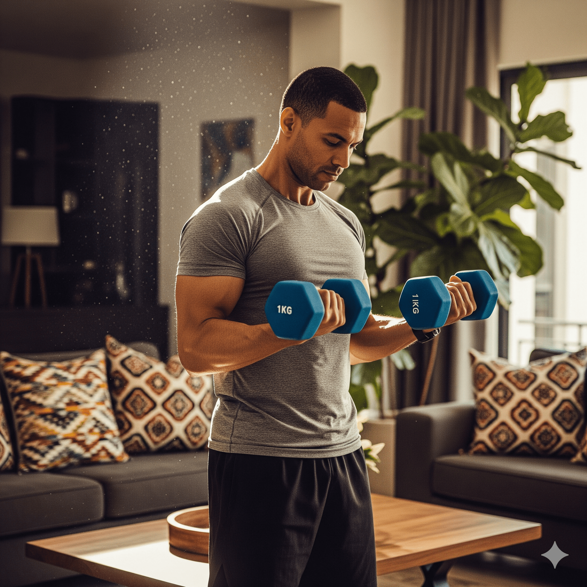 1kg Dumbbell Set (Pair) - Behenman