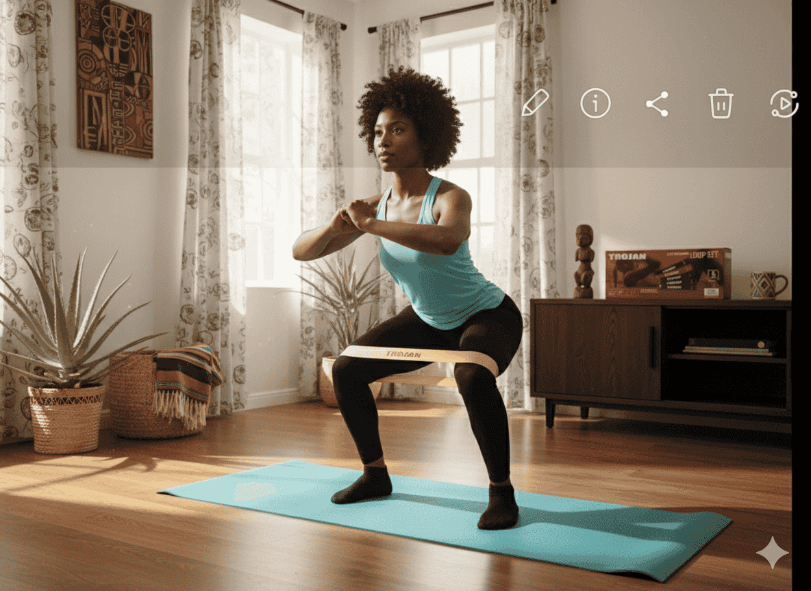 Premium Resistance Bands Set – 5 Latex Loop Bands + Hip Band Set | Behenman South Africa - Behenman