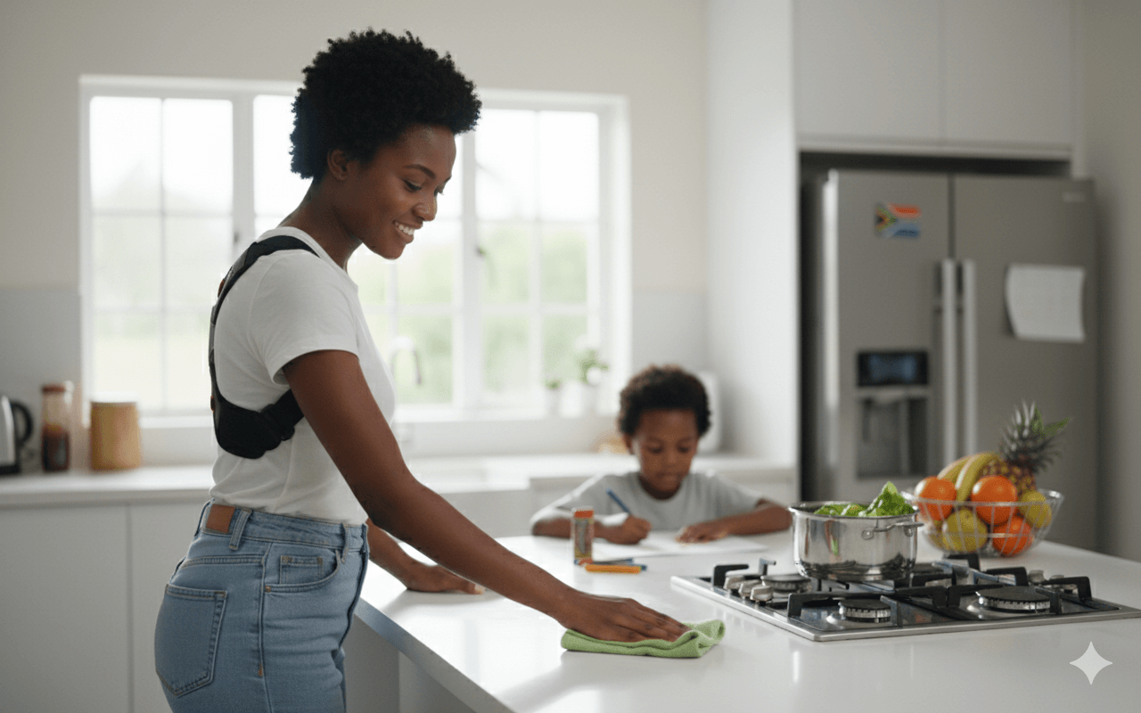 Smart Posture Corrector South Africa | Vibration Reminder & Back Support Brace - Behenman