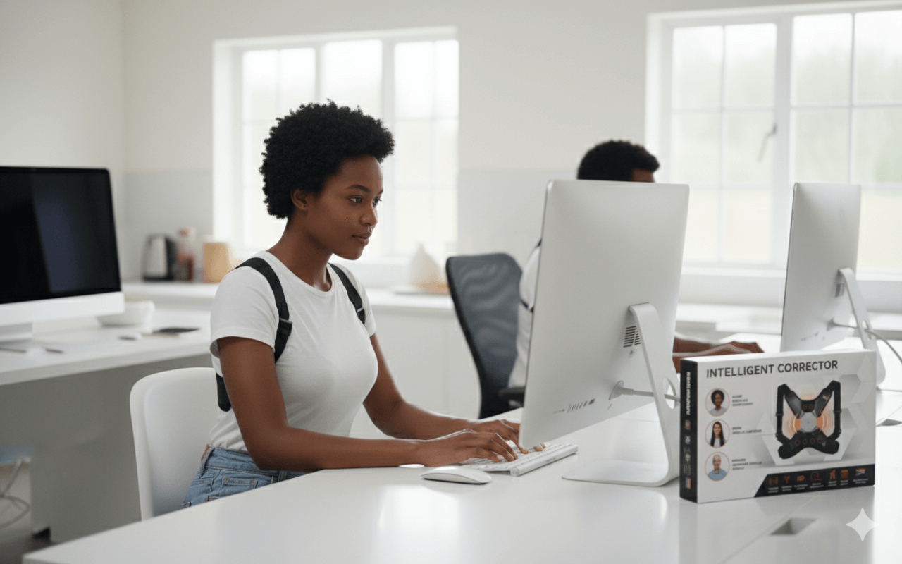 Smart Posture Corrector South Africa | Vibration Reminder & Back Support Brace - Behenman