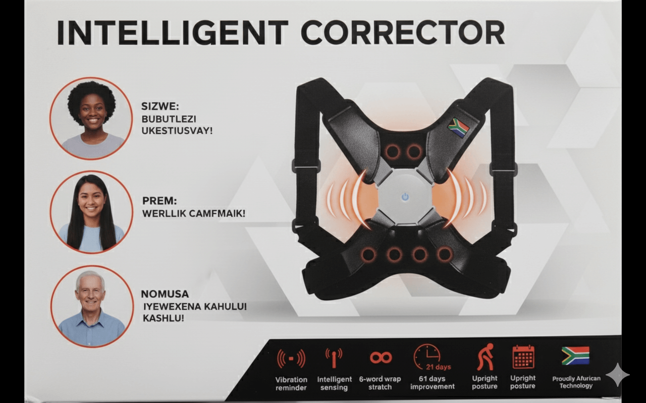 Smart Posture Corrector South Africa | Vibration Reminder & Back Support Brace - Behenman